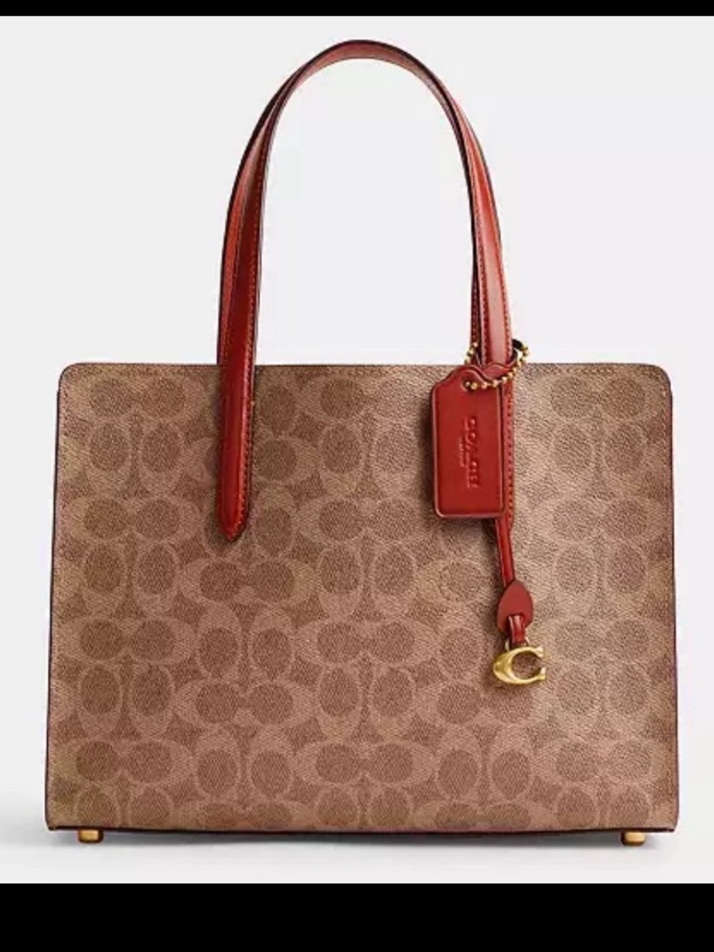 New Coach Carter Signature Carryall Tote Bag